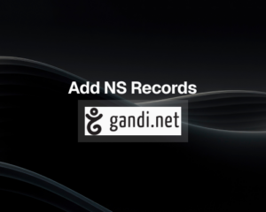 How to Add NS Records in Gandi